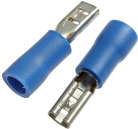 FDD 2-110(5) blue, Клемма ножевая изолированная F-типа (гнездо) FDD 2-110 мм, синяя