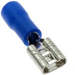 FDD1.25-187 blue, Клемма ножевая изолированная F-типа (гнездо) FDD 1.25-187 мм, синяя