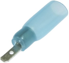MDD2-110(8) HST Blue, Клемма ножевая изолированная M-типа (вилка) MDD 2-110 (8) мм, HST, синяя