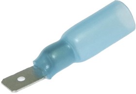 MDD2-187(5) HST Blue, Клемма ножевая изолированная M-типа (розетка) MDD 2-187 (5) мм, HST, синяя