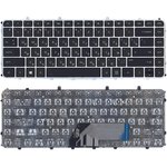Клавиатура для ноутбука HP Envy 4-1000 Envy 6-1000 черная с серебристой рамкой