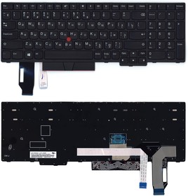 Клавиатура для ноутбука Lenovo IBM Thinkpad E580 черная