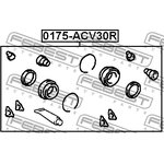 0175ACV30R, Ремкомплект суппорта тормозного TOYOTA CAMRY ACV3#/MCV3# 01-06