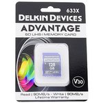 Карта памяти Delkin Devices Advantage SDXC 128GB 633X UHS-I Class 10 V30 ...