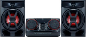 Фото 1/8 Музыкальный центр LG CK43, 300Вт, Bluetooth, FM, USB, CD, черный,