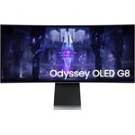 Монитор Samsung 34" Odyssey OLED G8 S34BG850SI серебристый OLED LED 21:9 M/M ...