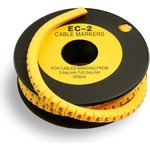 Маркер для кабеля д.7.4мм, цифра 5 EC-2-5