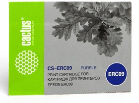 Фото 1/10 Картридж матричный Cactus CS-ERC09 пурпурный для Epson ERC09