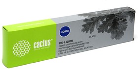 Фото 1/10 Картридж матричный Cactus CS-LQ800 черный для Epson LQ-300/5xx/800/850/ERC- 19/LX-300/300+/400/MX 80