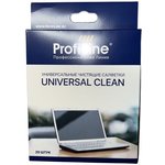 ProfiLine "Universal Clean" сухие салфетки 20 шт.