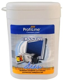 Фото 1/2 "Crystal Clean" влажные салфетки для LCD/TFT мониторов, 100 шт. PCC