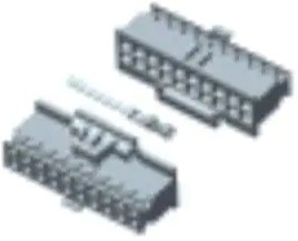 10118940-024LF, CONNECTOR HOUSING, RCPT, 24POS, 2MM