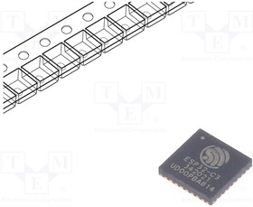 ESP32-C3, Интегральная схема: SoC; Bluetooth Low Energy,WiFi; FTP,HTTP,IPv4,TCP,UDP; SMD