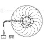 LFAC 1804, Э/вентилятор кондиц. (без кожуха) (1 скор.)