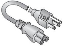 Фото 1/3 AC30MNA-R, AC Power Cords 3-Wire AC Cord IEC 320-C6 Connector