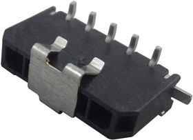 43650-0525, Pin Header, Wire-to-Board, 3 mm, 1 Rows, 5 Contacts, Surface Mount Straight, Micro-Fit 3.0 43650