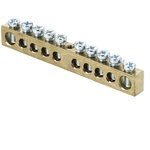 sn0-63-10, EKF zero bus, with grounding 63.10 brass, 10 pcs.