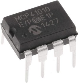 Фото 1/3 MCP41010-E/P, Цифровой потенциометр