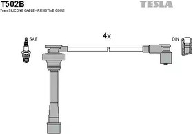 T502B, Комплект проводов_Mitsu Galant 1.8/2.0 92-96 4G63