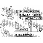 0175-ASV60R, Ремкомплект суппорта тормозного заднего (на обе стороны) | зад ...