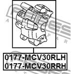 0177-MCV30RLH, Rear Left Brake Caliper, TOYOTA CAMRY ACV30,31,MCV30 ...