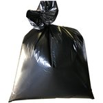 Мешки для мусора ПВД 200л 50 мкм 50шт/уп черный 90х130см
