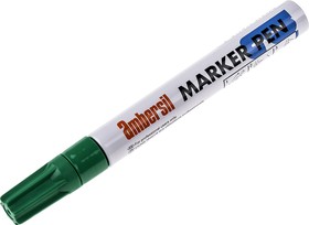 Фото 1/3 20379-AB, Green 3mm Medium Tip Paint Marker Pen for use with Cardboard, Glass, Metal, Paper, Plastic, Rubber, Textiles