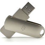 Флешка USB Digma DRIVE3 512ГБ, USB3.0, серебристый [dgfum512a30sr]