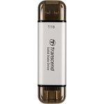 Накопитель SSD Transcend USB-C 1TB TS1TESD310S серебристый USB-A