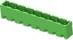 MC-PA7.62V03, Вилка, прямой штифт, шаг 5.0мм, 3 конт., зелёный