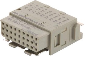 09140273121, HEAVY DUTY MODULE, RCPT, 27POS, 4A