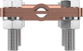 Фото 1/8 Соединитель крестовой пруток-пруток d8 медь DKC NG3104CU