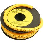 Маркер для кабеля д.7.4мм, цифра 2 EC-2-2