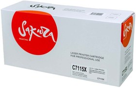 Фото 1/2 Картридж SAKURA С7115X для лазерного принтера HPLaserJet 1000/1200/1200n/ 1200se/1220/ 1220se/3300/3310/ 3320/3320n/333, черный 3500 к.
