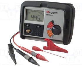 Фото 1/4 MIT320-EN, Meter: insulation resistance; LCD; R range: 10??1M?; VAC: 0?600V