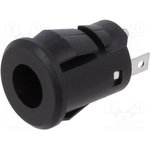 1610 06, Socket; DC supply; male; 5.5/2.1mm; soldering; 2A; 30VDC