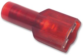 CFS-DF-1825, TERMINAL, FEMALE DISCONNECT, 0.25IN, RED