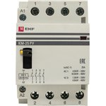 EKF PROxima modular contactor KM RU 63A 4NO (3 modules).