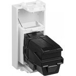 DKC USB 3.0 modular socket, type A-A, "Avanti", "White cloud", 1 module