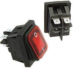 SB091-12V IP65 on-off 22x30mm, Клавишный переключатель SB091-12V, IP65, ON-OFF, 22x30 мм