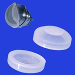 PBS-28 D=12 mm cup, Колпачок защитный для антивандальных кнопок PBS-28, диаметр 12 мм, чашечный, силикон