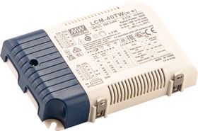 Фото 1/2 LCM-40TW, AC/DC LED, 20…50В,0.5...1.05А,40Вт, блок питания для светодиодного освещения