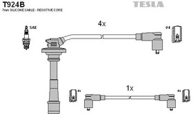 T924B, Комплект проводов_Toyota Carina E 1.6 16v 92-