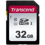 Карта памяти SD 32GB Transcend 300S SDHC UHS-I U1 [TS32GSDC300S]