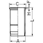 89886110, Гильза цилиндра FRM/FPM WET CYLINDER LINER VOLVO 131