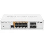 Коммутатор MikroTik Cloud Router Switch 112-8P-4S-IN with QCA8511 400Mhz CPU ...