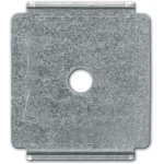 FC37311INOX, Пластина для подвеса проволочного лотка на шпильке нержавеющая сталь