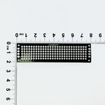 20x80mm-B Плата печатная макетная двусторонняя шаг 2.54 черная