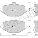 22-1274-0, Колодки тормозные