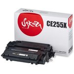 Картридж SAKURA CE255X для HP LaserJet P3015/3015d/3015dn/3015x, черный, 12500 к.